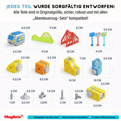 Magibrix™ - Abenteuerzug-Set