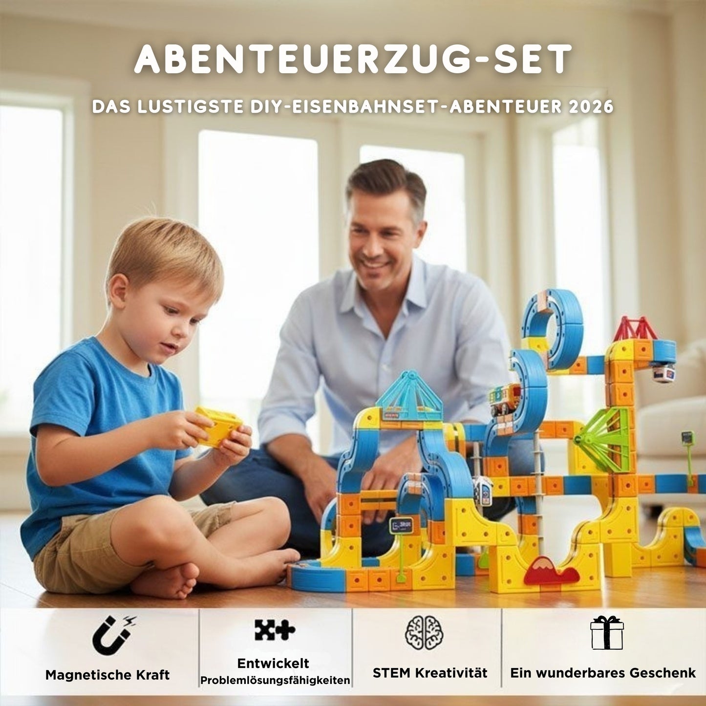 Magibrix™ - Abenteuerzug-Set